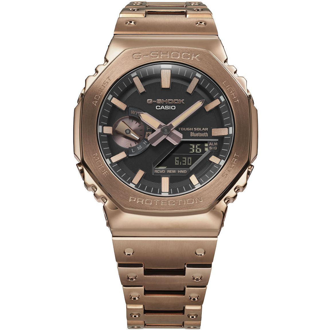 Casio G Shock Casioak Gm B Gd Aer Full Metal Rose Gold Keskisen