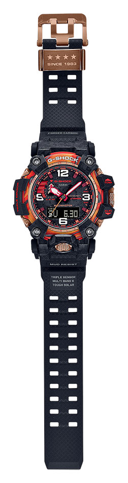 Casio G Shock Master Of G Mudmaster Th Anniversary Flame Red Limited