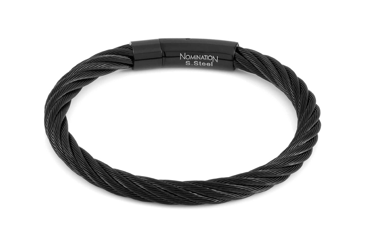 Nomination B-YOND Cable Black PVD Rannekoru 028929 - Keskisen Kello Oy