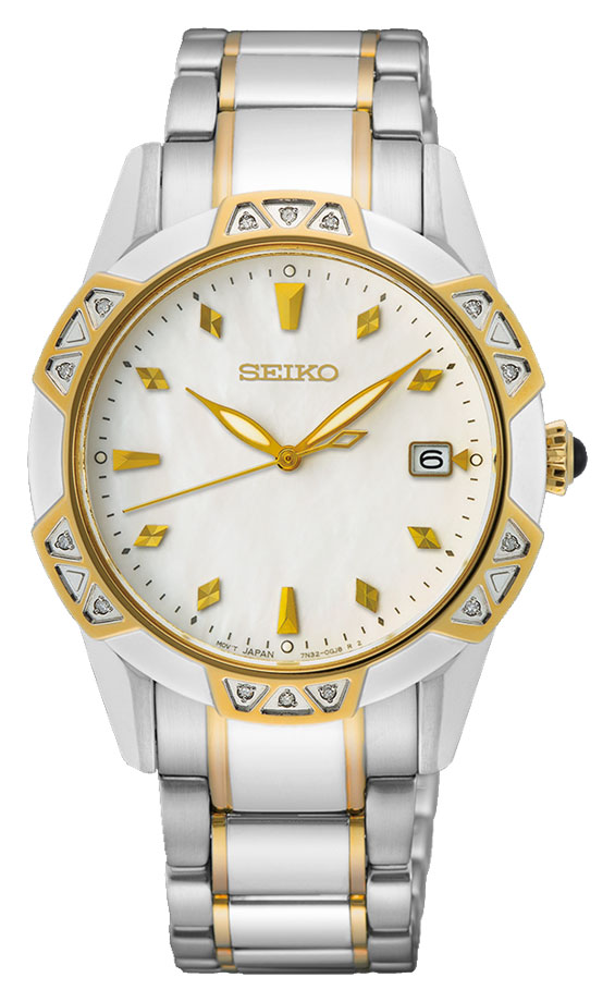 Seiko SNDV59P2 Premier Chronograph Diamonds Ladies - Keskisen Kello Oy